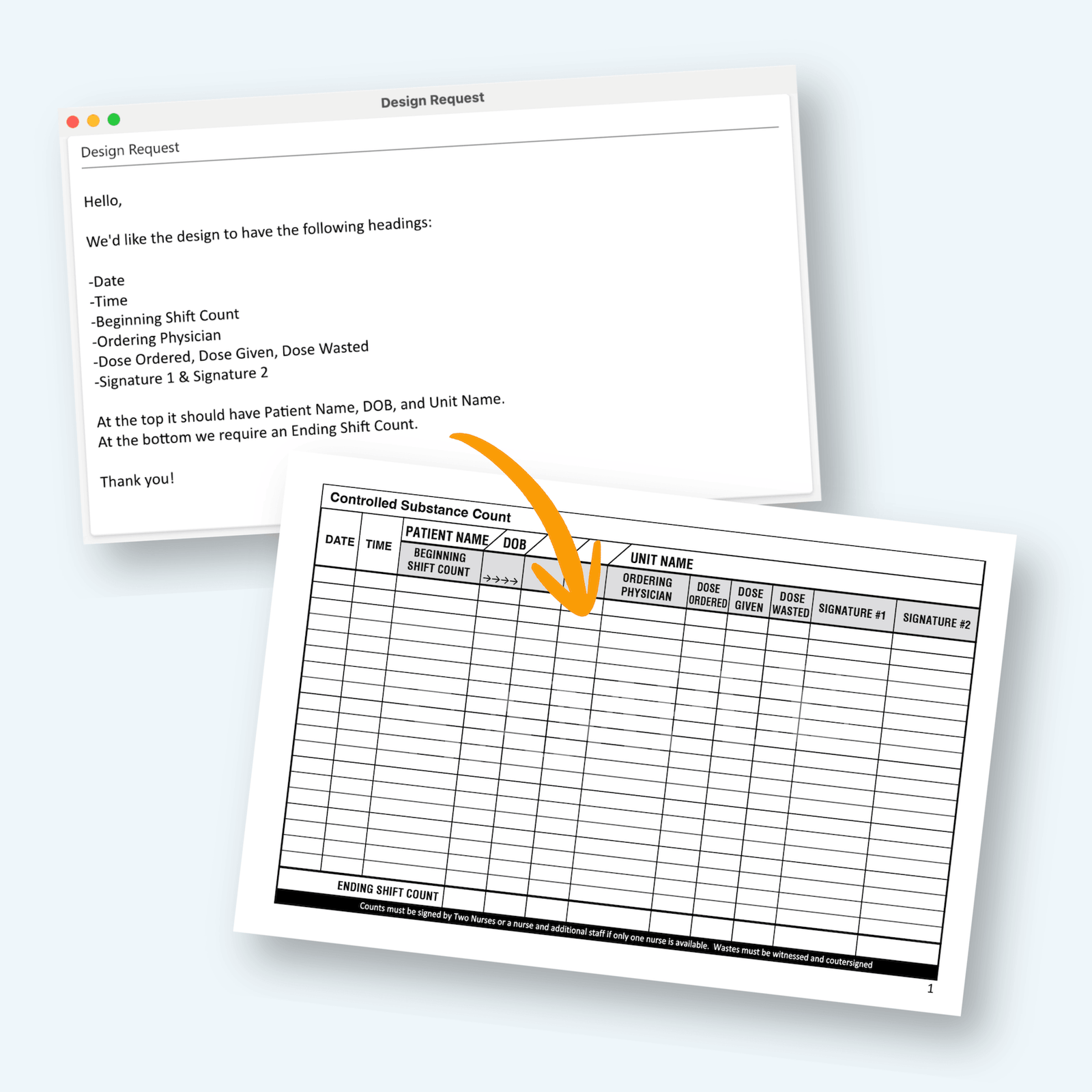 single custom design email from draft to professional layout
