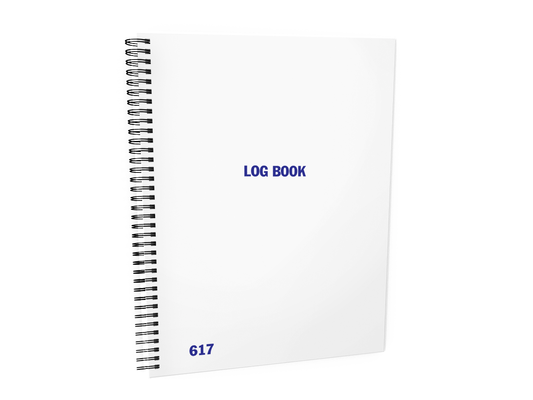 Blank Notebook / Log Book #617 Front Cover