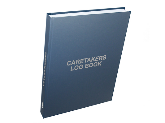 Caretakers (Custodians / Facilities) Log Book #590 Front Cover