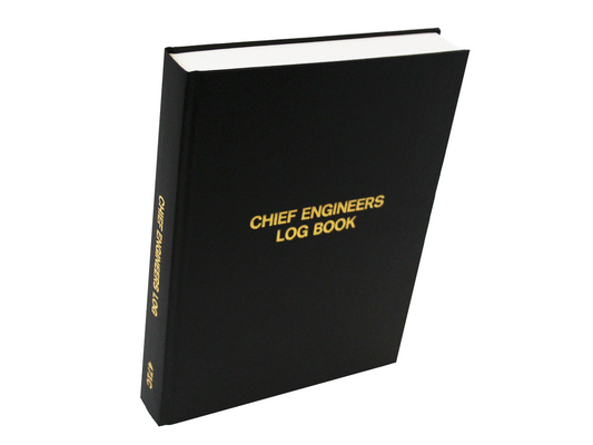 Chief Engineers (1 Shift per page) Log Book #471C Front Cover