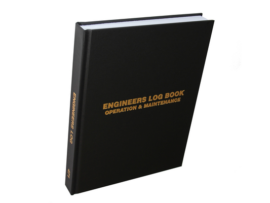 Engineers (1 Shift per page) Log Book #471 Front Cover