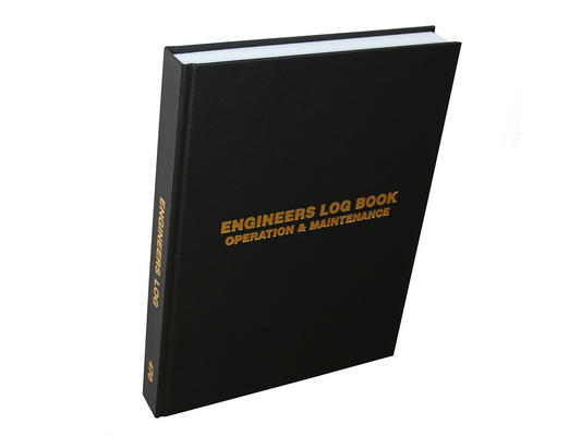Engineers (3 Shifts per page) Log Book #470 Front Cover