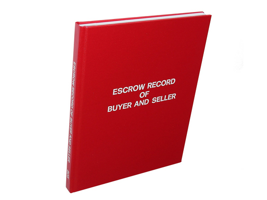 Escrow Record of Buyer and Seller Log Book #805 Front Cover