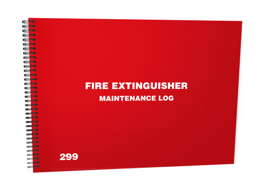 Fire Extinguisher Log Book #299 Front Cover