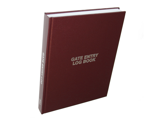 Gate Entry Log Book #202 Front Cover