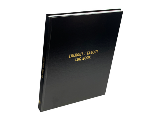 Lockout / Tagout Log Book #922 Front Cover