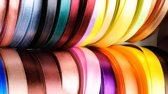 multi-coloured ribbon