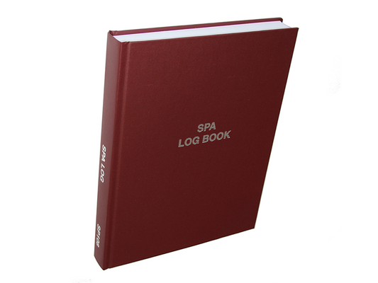 Spa Log Book #SP108 Front Cover