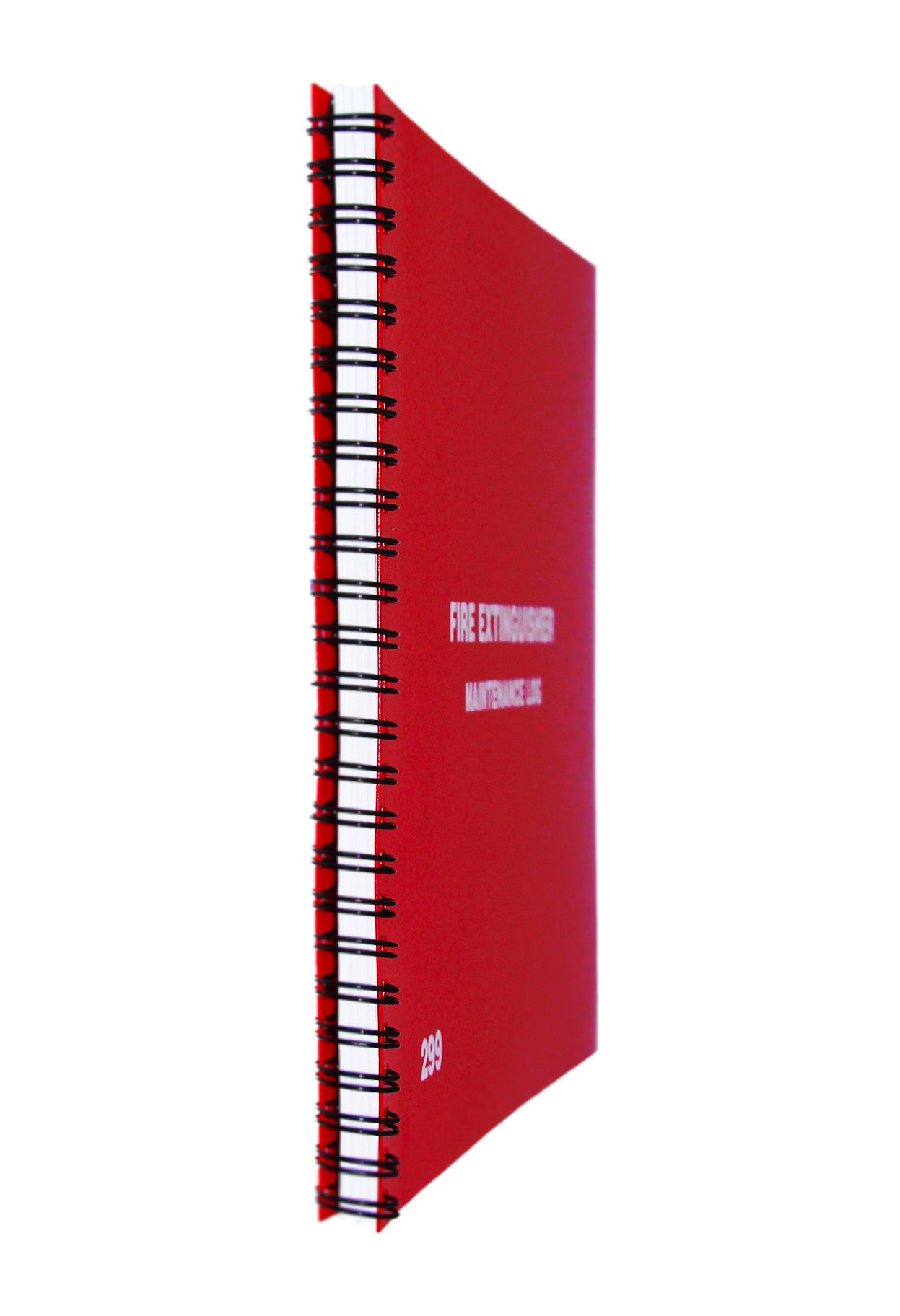 Fire Extinguisher Log Book #299 Spine