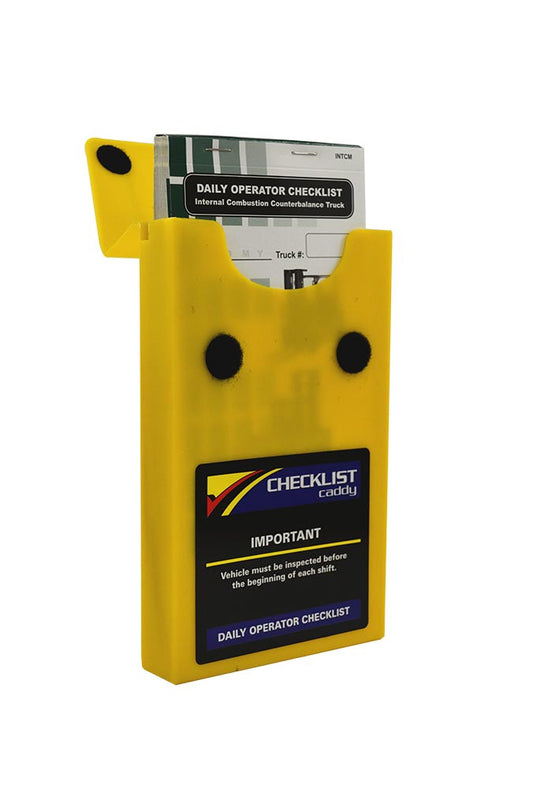 Internal Combustion (Propane) Counterbalance Truck Checklist + Plastic Caddy # SCADD(CB)