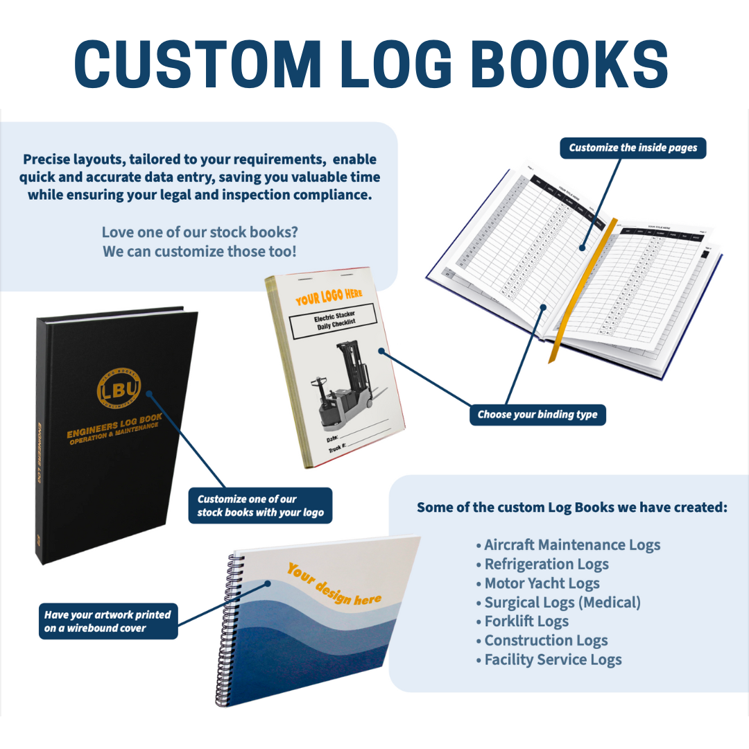 Log Books Stack Why Custom Log Books Matter: From Concept to Creation – Log Books Unlimited
