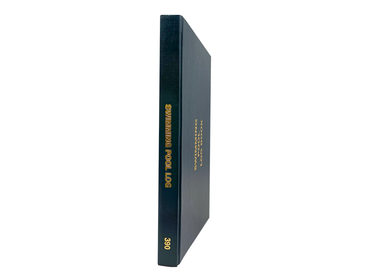 Swimming Pool Log Book #390 Spine