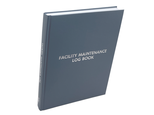 Facility Maintenance Log Book Front Cover #590