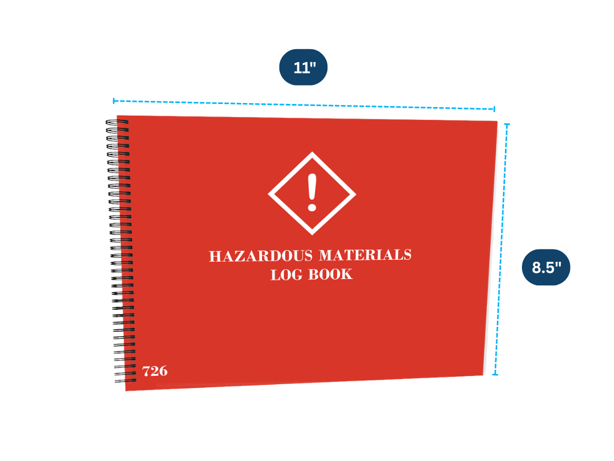Hazardous Materials Log Book #726