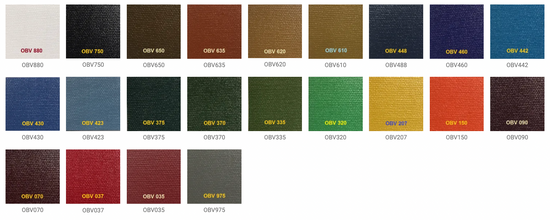 A color palette showing a multitude of different color swatches.