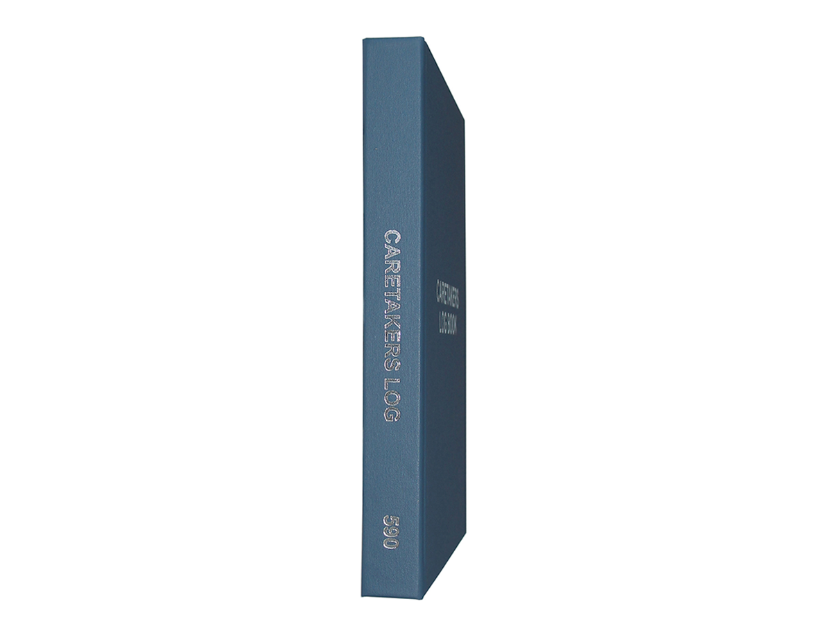Caretakers (Custodians / Facilities) Log Book #590 Spine of Book