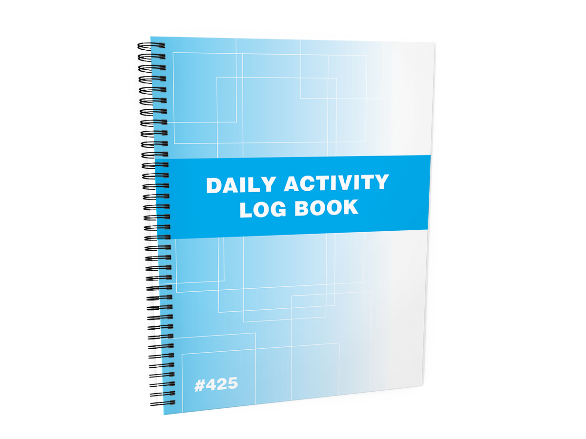 Daily Activity Log Book #425 Front Cover