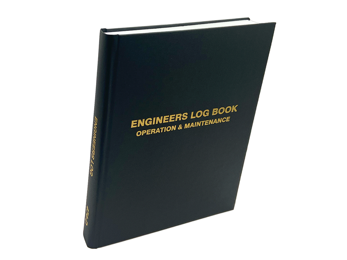 Detailed Engineers Log Book #474-D Front