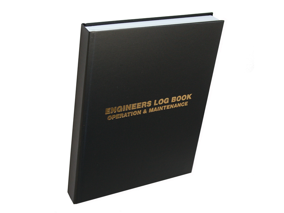 Detailed Engineers Log Book #474-D Front Cover