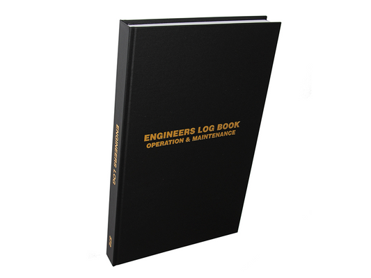 Engineers (2 Shifts per page) Log Book #572 Front Cover