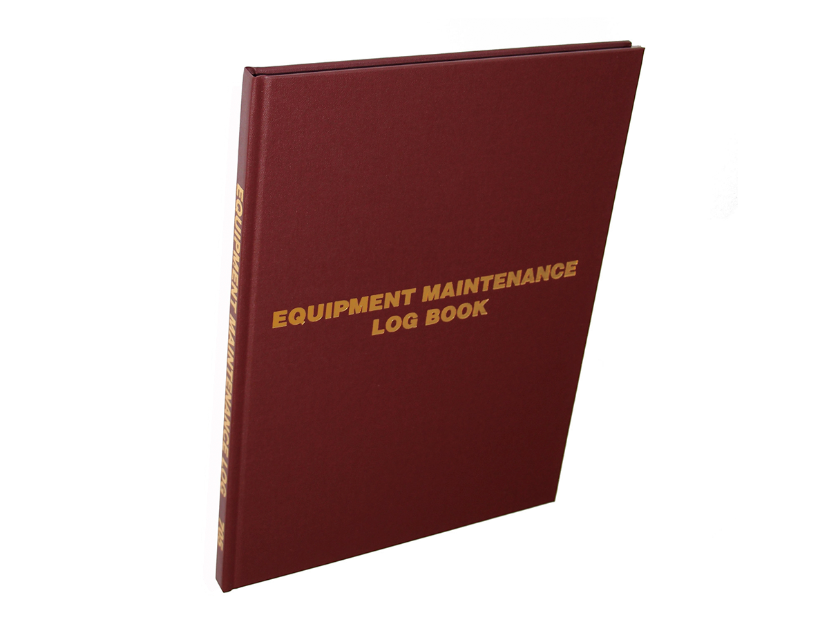 Equipment Maintenance Log Book #705 Front Cover
