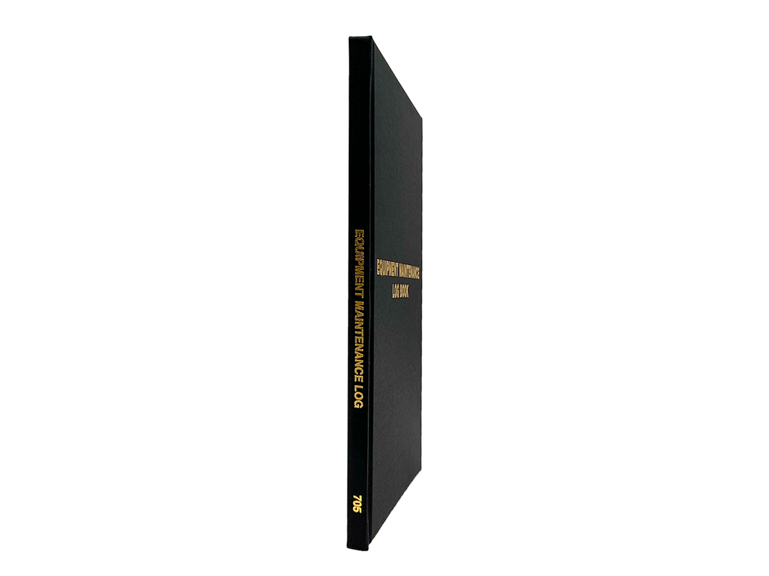 General Equipment Maintenance Log Book #705 - Sturdy and Affordable ...
