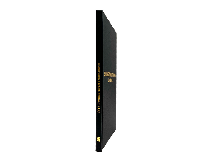 General Equipment Maintenance Log Book #705 - Sturdy and Affordable ...