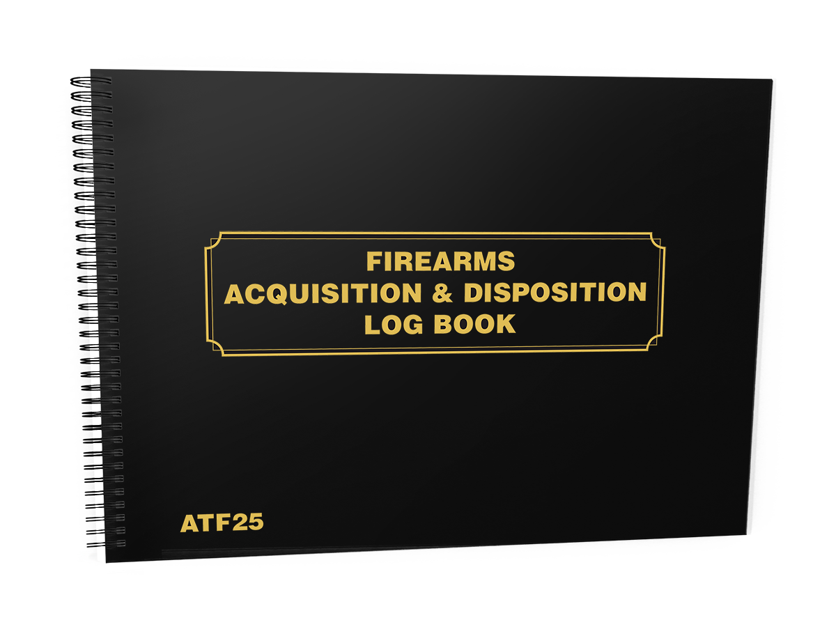 Firearms Acquisition & Disposition Log Book #ATF25 Front Cover