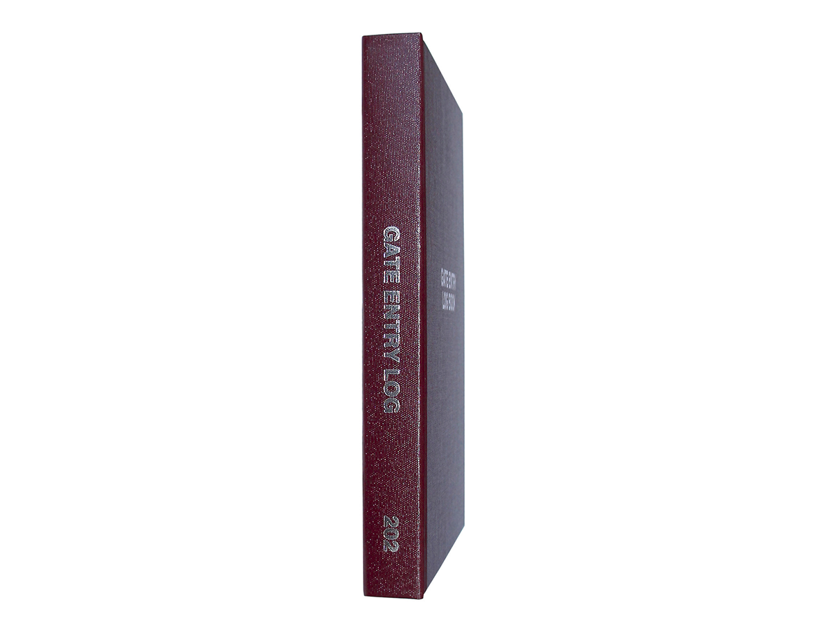 Gate Entry Log Book #202 Spine