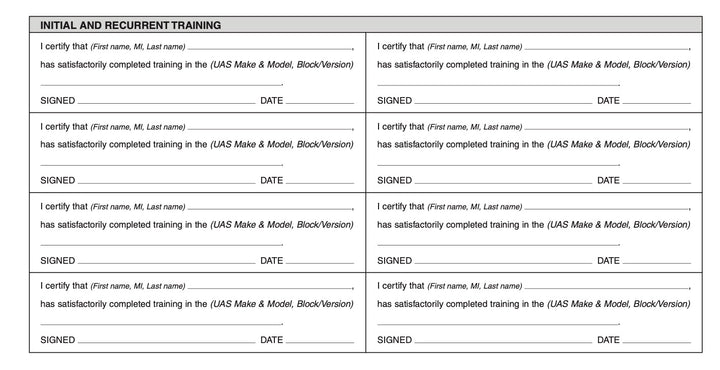 UAS Operator Log SP-UAS-1 | Drone Log Book – Log Books Unlimited