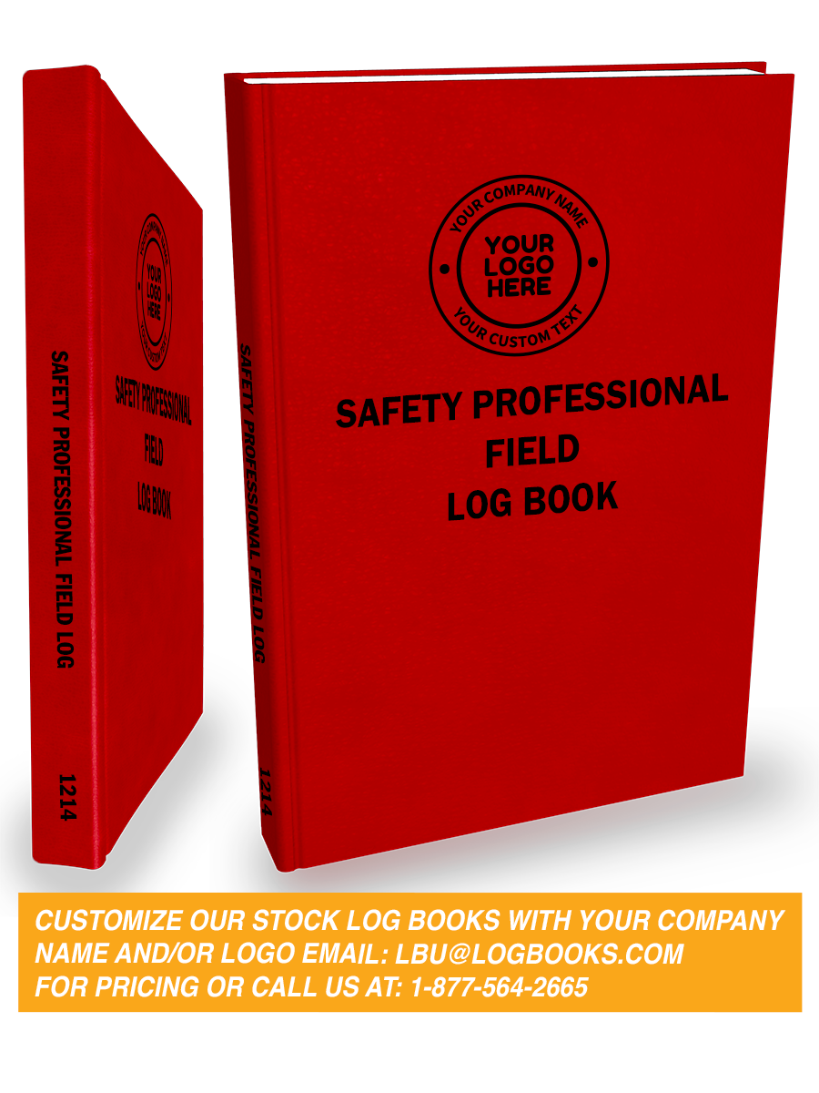 Safety Professional Field Log Book #1214 Custom Cover