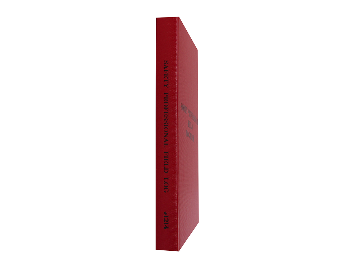Safety Professional Field Log Book #1214  Spine