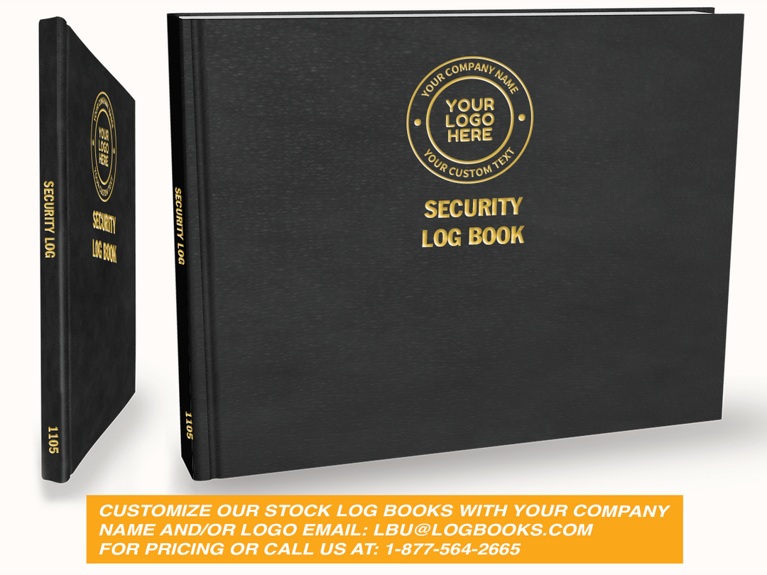 Security Log Book #1105 – Log Books Unlimited