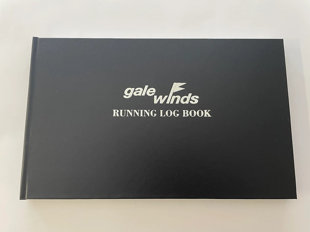 log book with gale winds text on the front