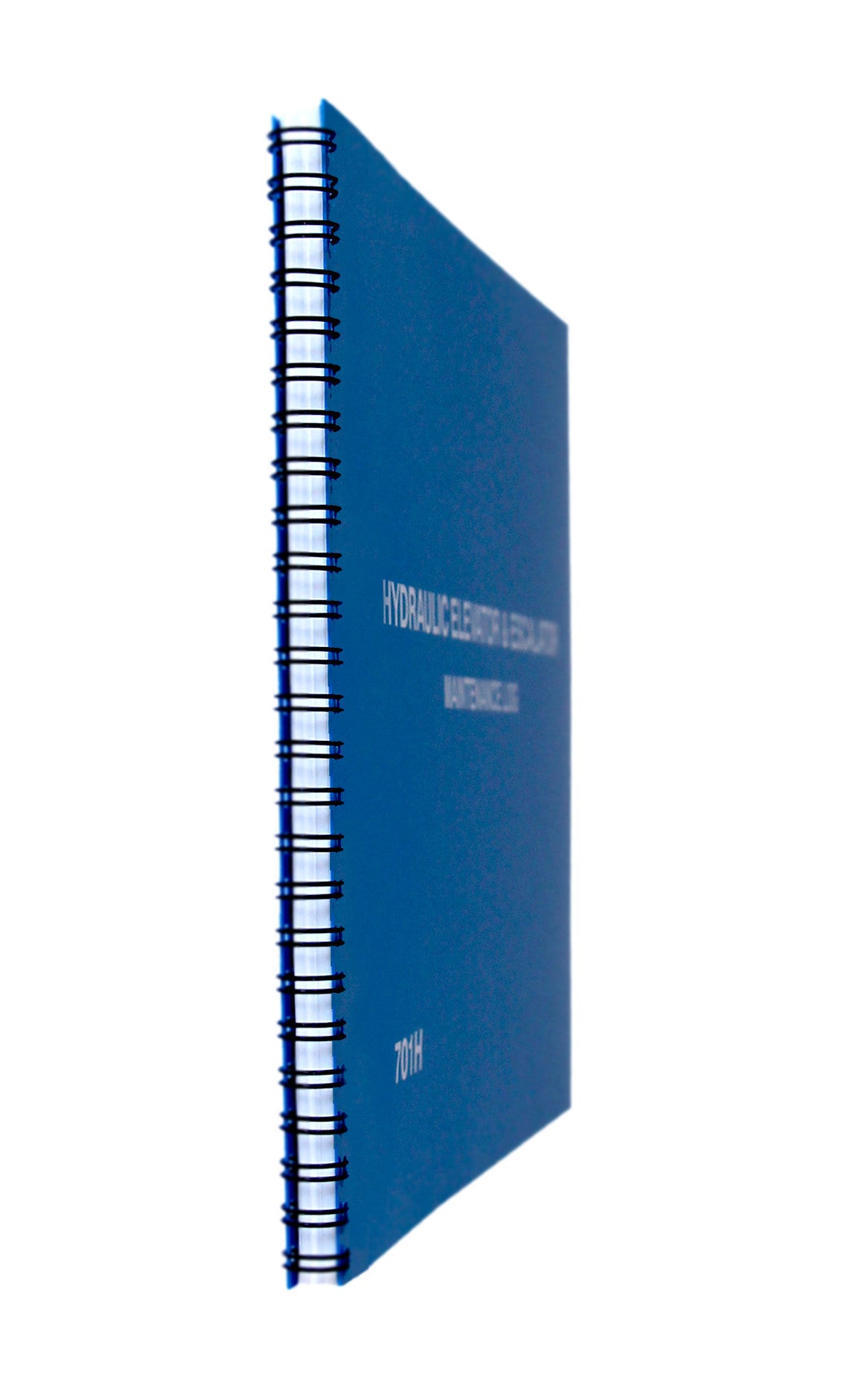 Hydraulic Elevator Maintenance Log Book #701H Spine
